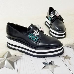 Zara Oxford platform